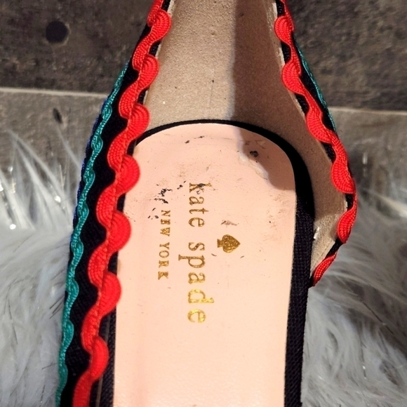 Kate Spade New York Womens Saranne Fabric Peep Toe D-Orsay Pumps - Picture 11 of 11
